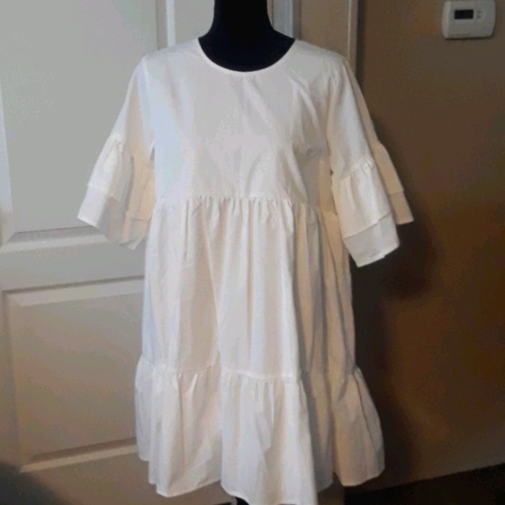 LUMIERE Cotton Dress Size S